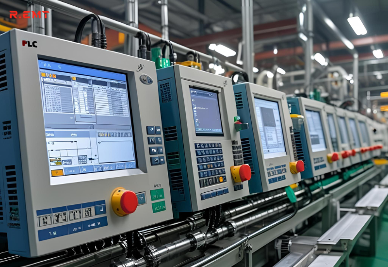 PLC điều khiển dây chuyền sản xuất