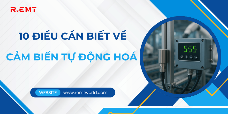 10 điều cần biết về cảm biến trong tự động hoá