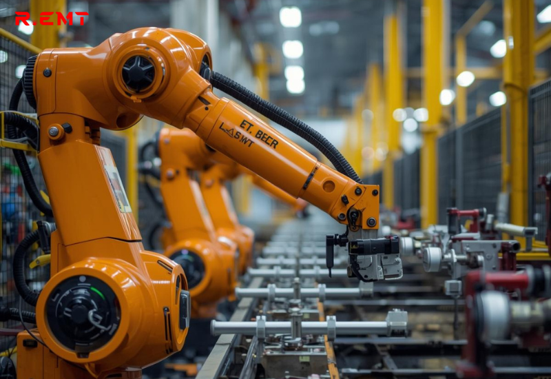 Robot công nghiệp giúp ổn định chất lượng sản phẩm trong nhà máy